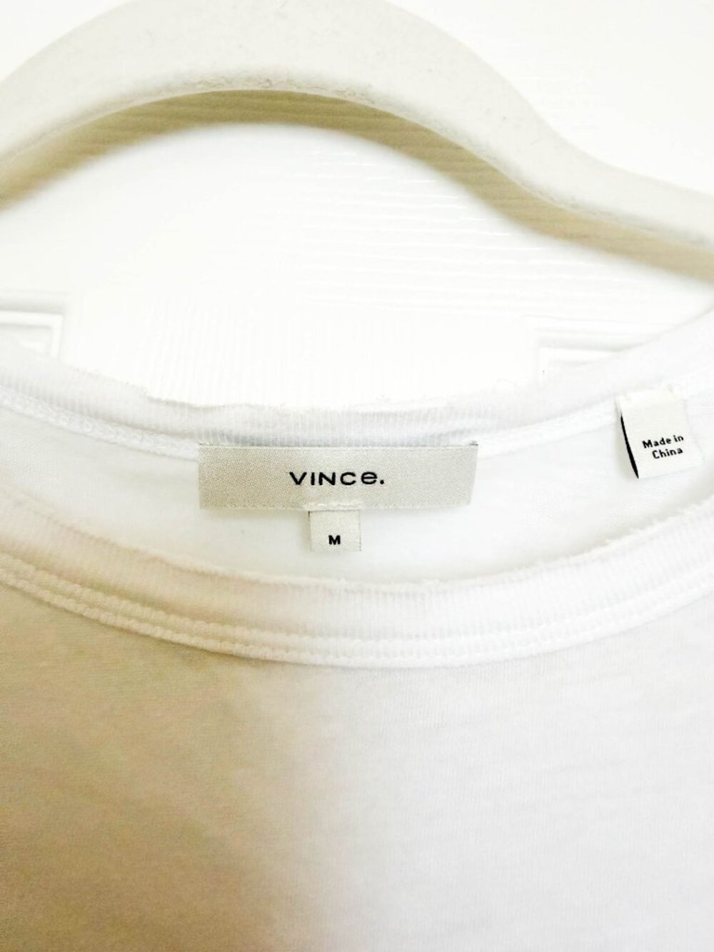 Vince White Tencel Linen Raw Edge Long Sleeve Top M - Picture 7 of 16
